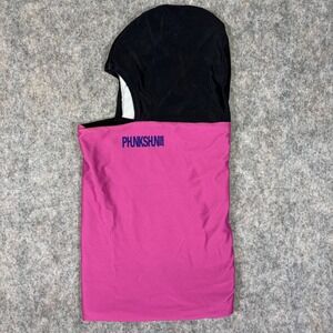 Phunkshun Thermal Balaclava Hood Black Pink Ski Snowboard Face Mask Winter Cozy